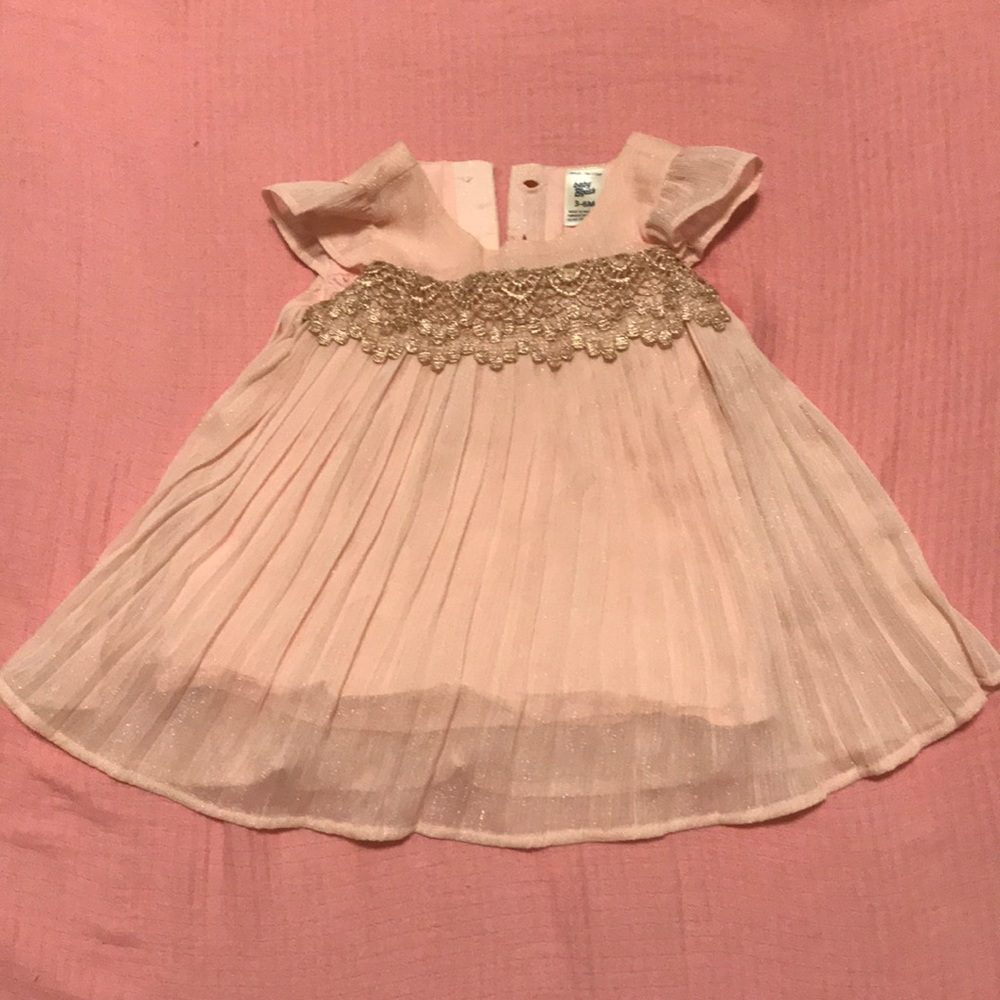 Pink Babygirl dress 3-6 months